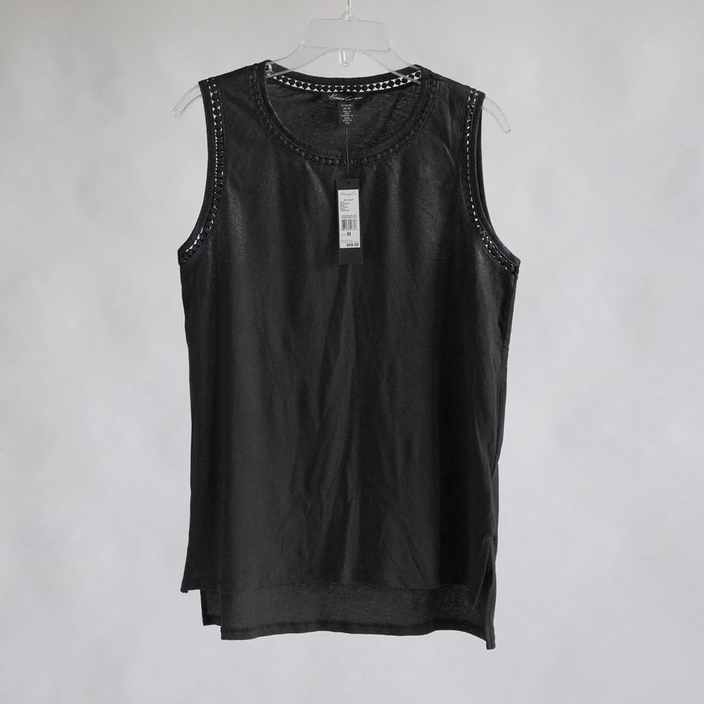 Kenneth Cole Black Lightweight Cotton Shirt, New